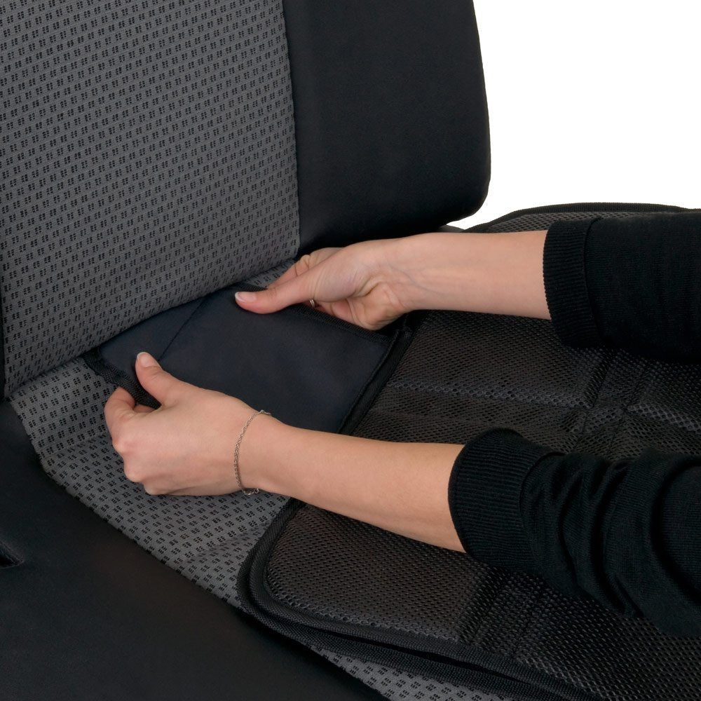 Hauck 2-Piece Sit On Me Cushion Set Black Grey Age-0-3 Months