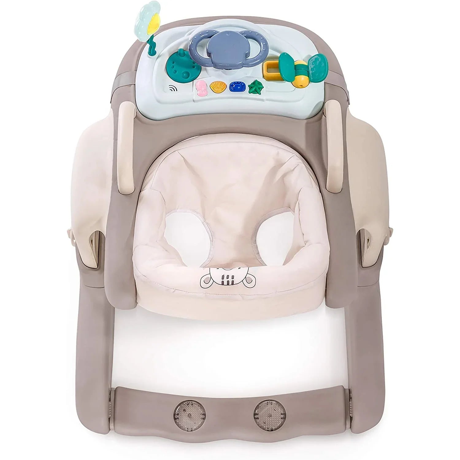 hauck 2 in 1 Hauck 2 In 1 Walker with Friends Grey Age- 6 Months & Above