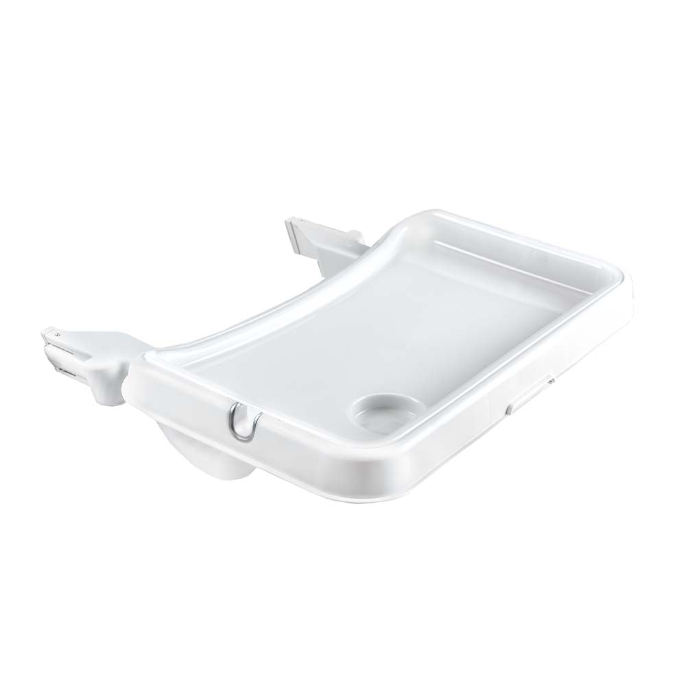 Hauck Alpha Tray 3 Part Dining Board & Table White Age- 6 Months & Above