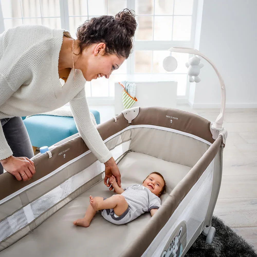 hauck reisebett babycenter Hauck Baby Center Friend Beige Age-Newborn & Above
