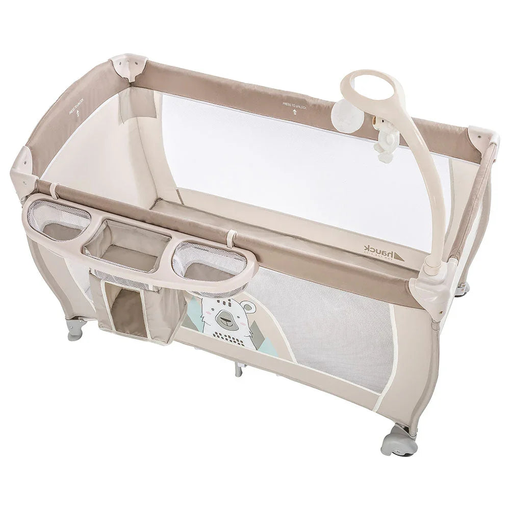 hauck babycenter travel cot Hauck Baby Center Friend Beige Age-Newborn & Above
