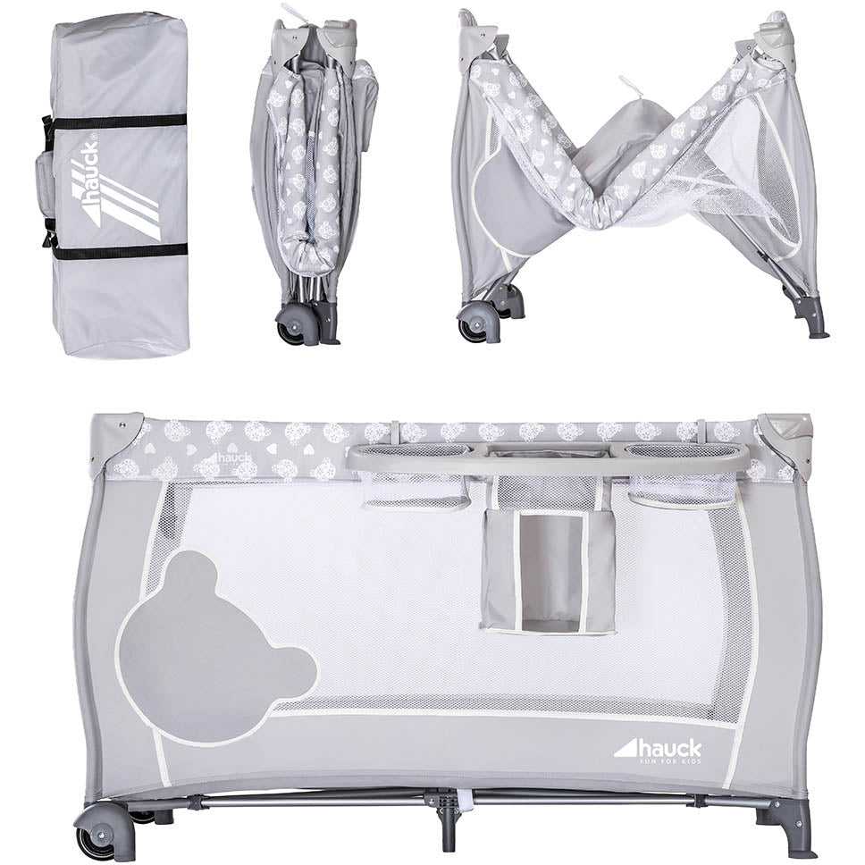 Hauck Baby Center Teddy Grey Age-Newborn & Above