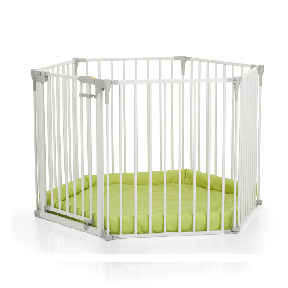 Hauck Baby Park Stair Safety Gate Home Playpen Child Protection Play Mat White Age-0-3 Months
