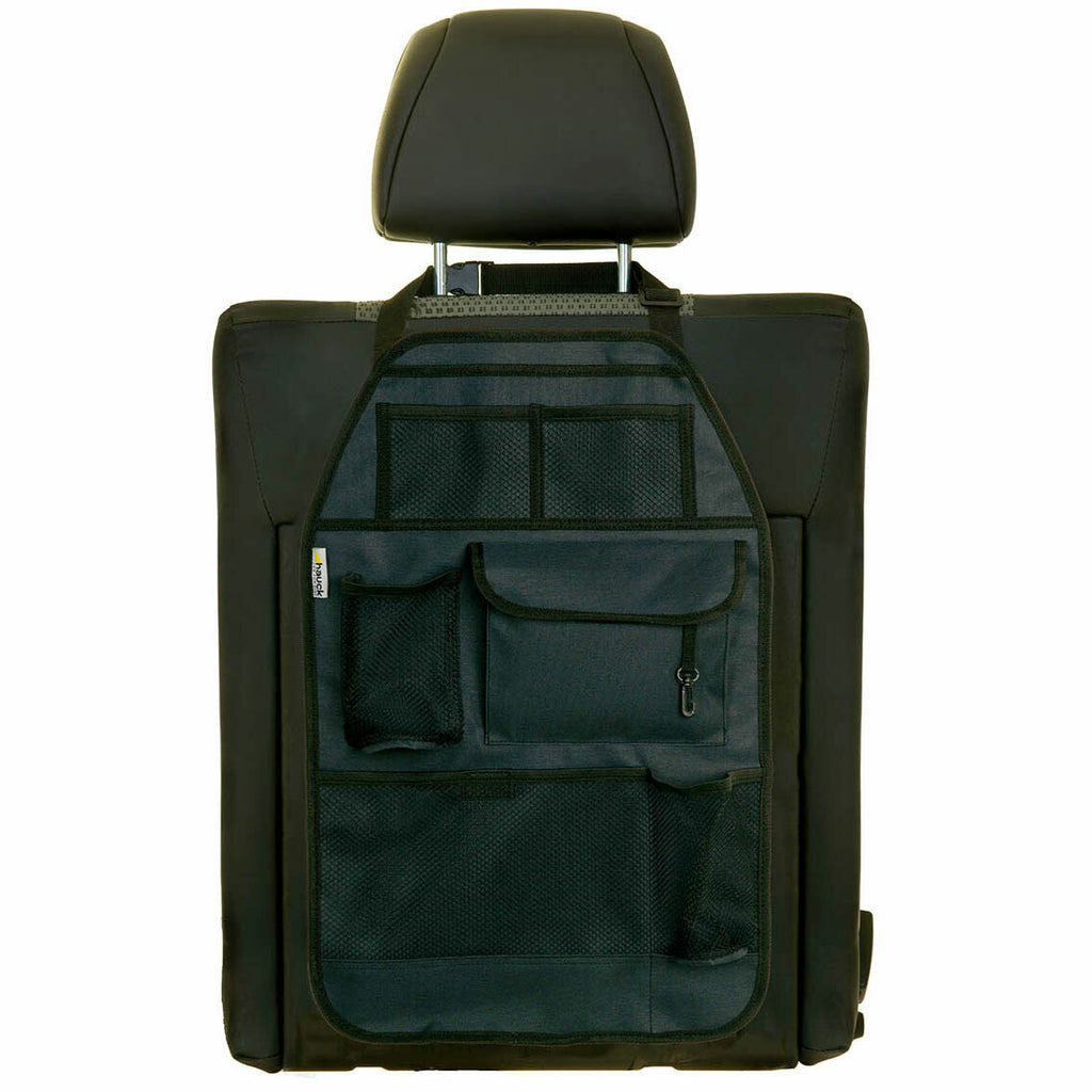 Hauck Cover Me Car Backrest Deluxe Seat Organiser Large Black Age- Newborn & Above