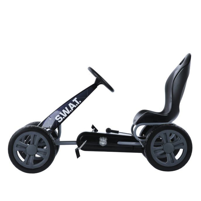 Hauck Cyclone Go Kart Swat Black Age  3 Years & Above (Holds upto 55 kgs)