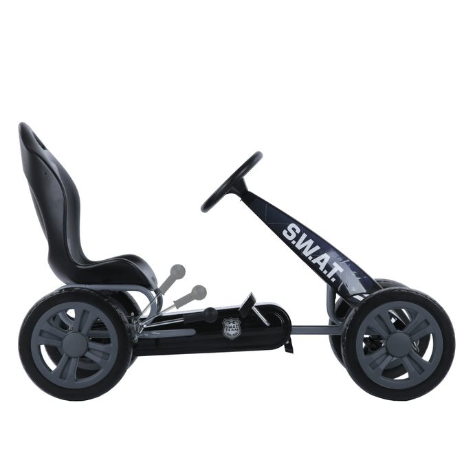 Hauck Cyclone Go Kart Swat Black Age  3 Years & Above (Holds upto 55 kgs)