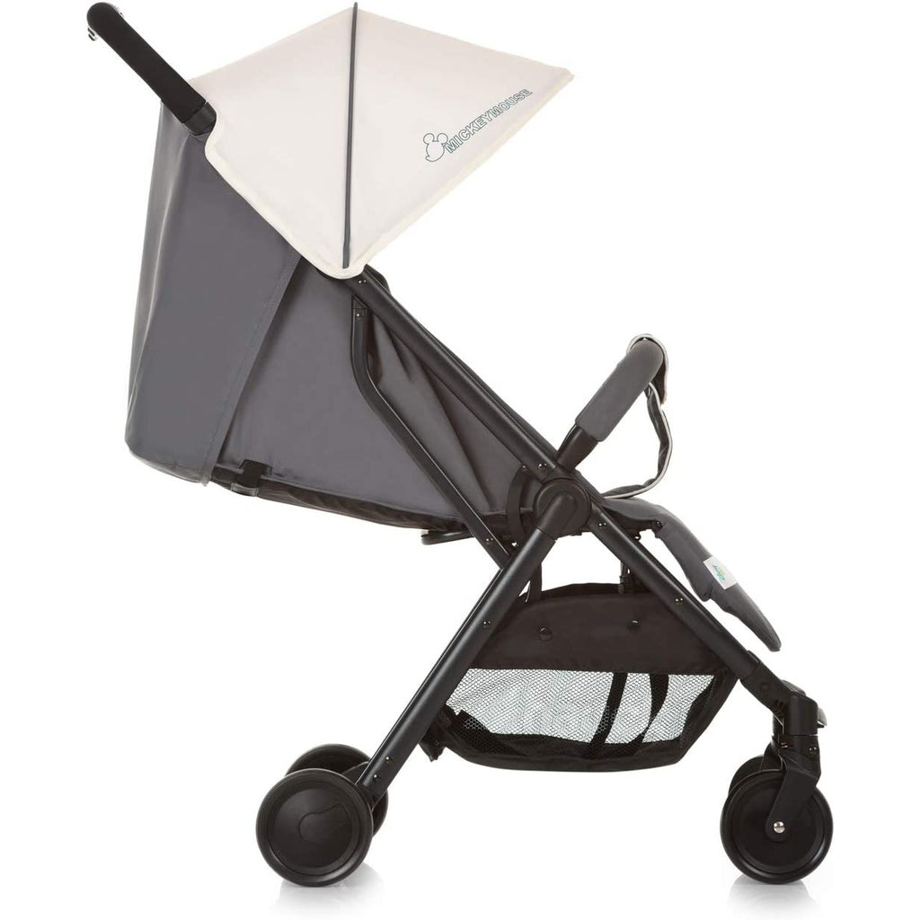 Hauck Disney Shopper Swift Plus Stroller Mickey Cool Vibes Grey/Black Age- Newborn & Above (Holds upto 15 Kgs)