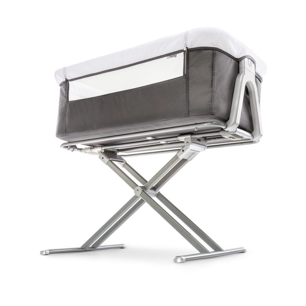 Hauck Face To Me Bedside Multipurpose Crib/Bassinet Grey Age- Newborn to 6 Months (Holds up to 9 kg)