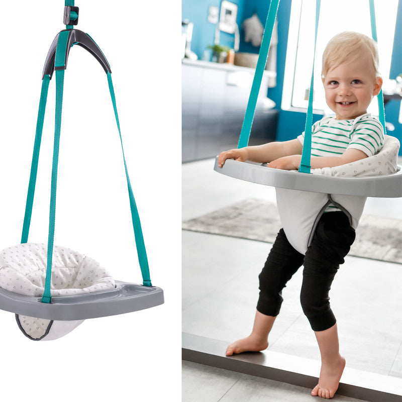 Hauck Hearts
 Jump Door Bouncer Grey/White Age- 6 Months upto 12 kg