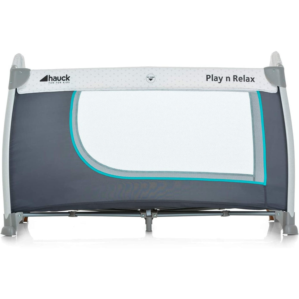 Hauck Play'N Relax Cot/Travel Bed Hearts Age- Newborn & Above