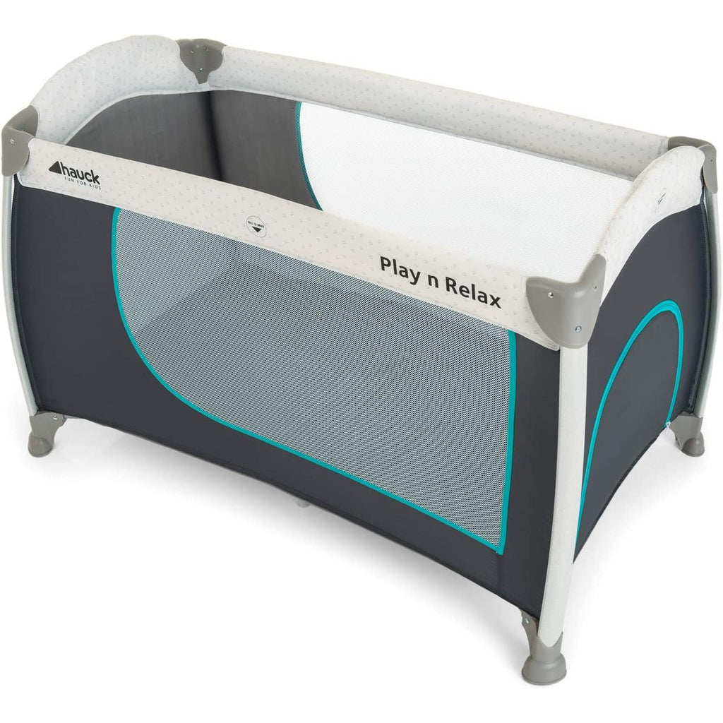 Hauck Play'N Relax Cot/Travel Bed Hearts Age- Newborn & Above