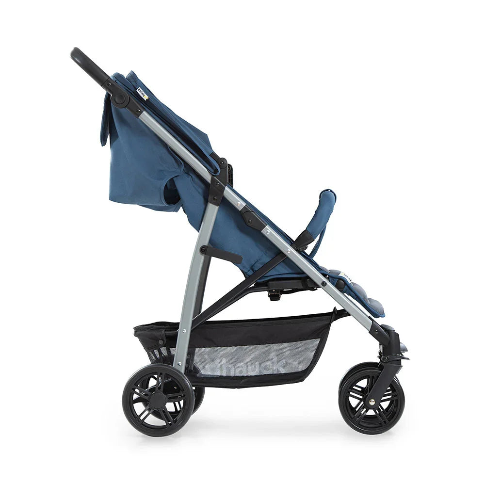 hauck pushchair stroller Hauck Rapid 4 Pram Pushchair Buggy Stroller Denim Grey Age-Newborn & Above