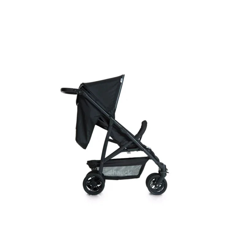 Hauck Rapid 4 Stroller With Front Safety Bar Caviar Black Age-Newborn & Above