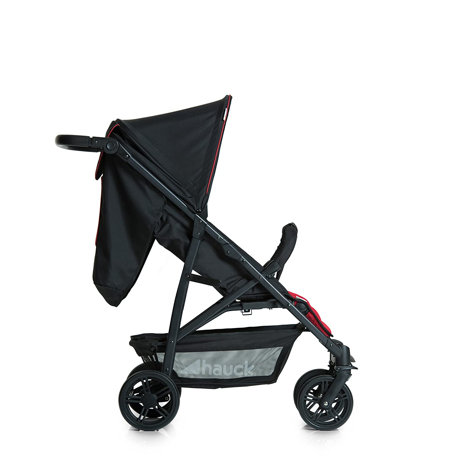 Hauck Rapid 4 Stroller With Front Safety Bar Caviar Tango Age Newborn Above Peekaboo
