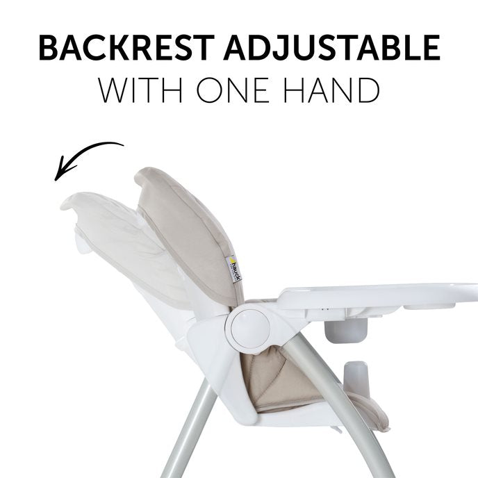 Hauck Sit N Fold Feeding Chair Beige Age  6 Months & Above