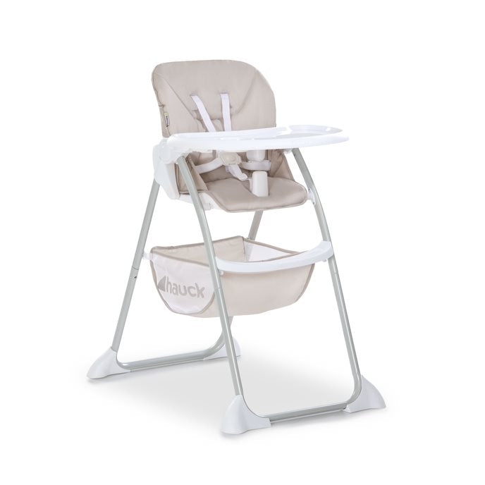 Hauck Sit N Fold Feeding Chair Beige Age  6 Months & Above