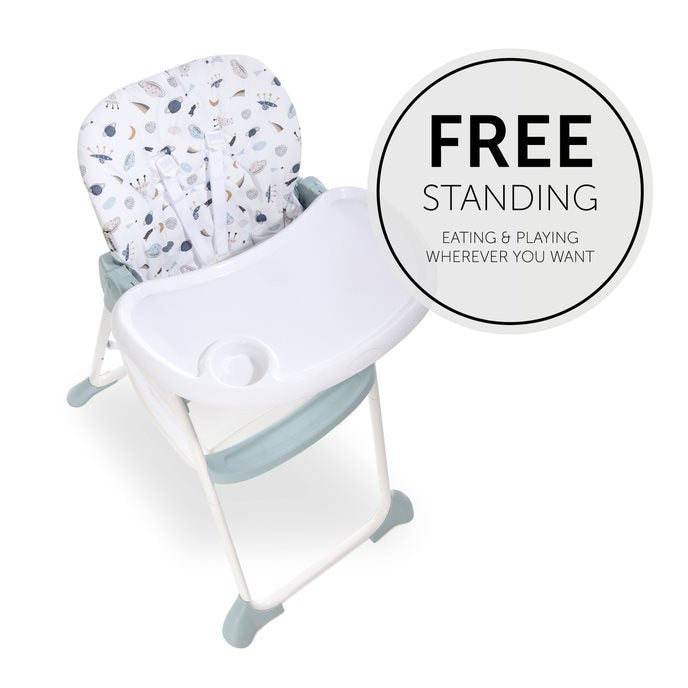 Hauck Sit N Fold Feeding Chair  Space Age  6 Months & Above