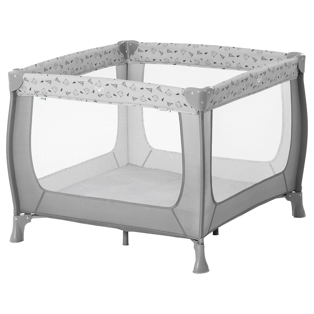 Hauck Sleep'n Play, Travel Cot(95cm*95cm) Nordic Grey Age-Newborn