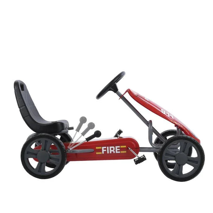 hauck fire rescue pedal go kart Hauck Speedster Go Kart / Fire Engine Age 3 Years & Above (Holds upto 50 kgs)