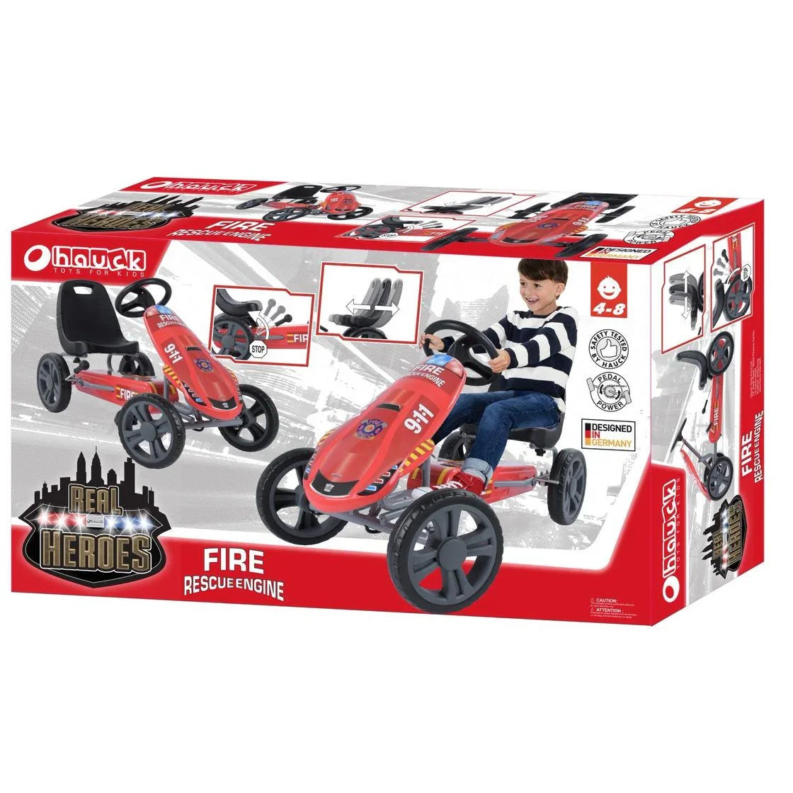 hauck speedster go kart Hauck Speedster Go Kart / Fire Engine Age 3 Years & Above (Holds upto 50 kgs)
