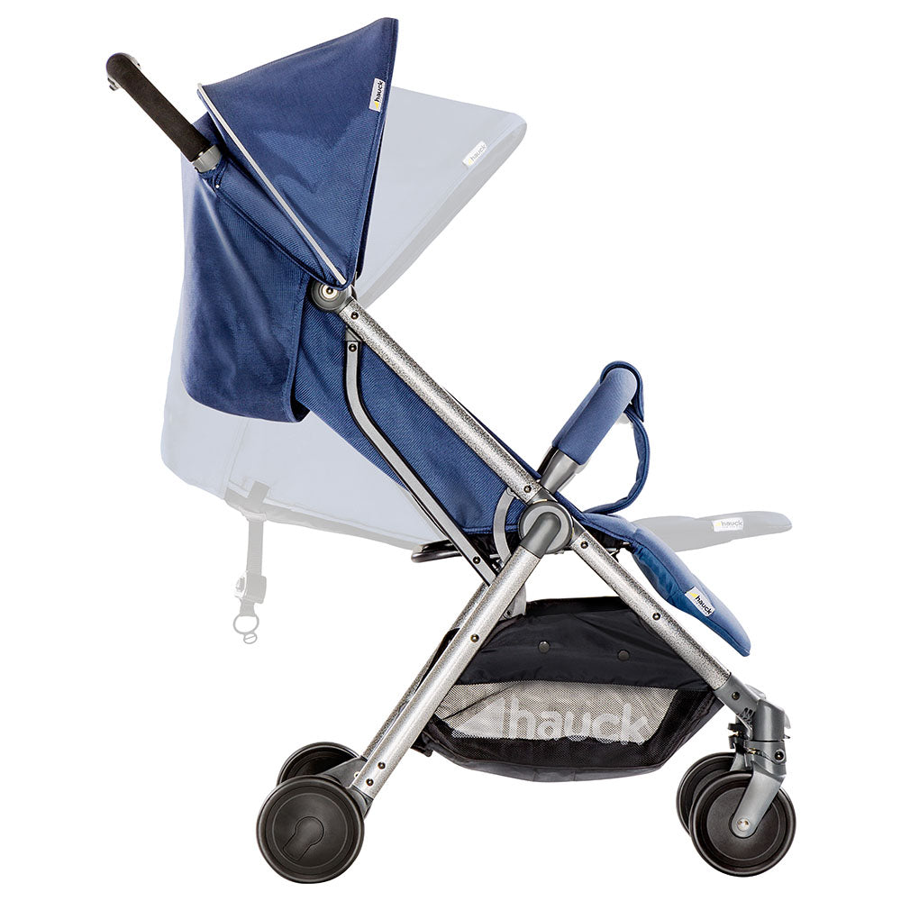 Hauck Swift Plus Lightweight Pushchair Stroller Holding upto 18 Kg Denim Blue Age-Newborn-&-Above