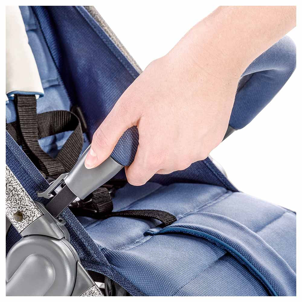Hauck Swift Plus Lightweight Pushchair Stroller Holding upto 18 Kg Denim Blue Age-Newborn-&-Above