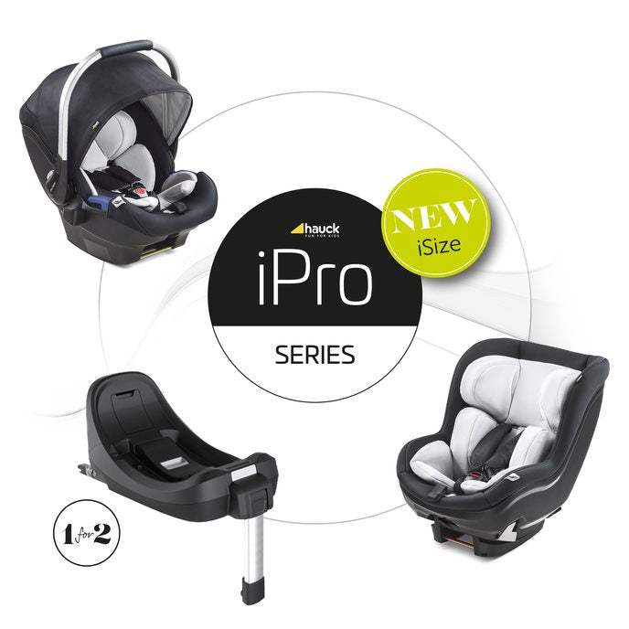 Hauck iPro Kids Car Seat Caviar Age  Newborn upto 5 Years (Body Size from 40 cm till 105 cm)