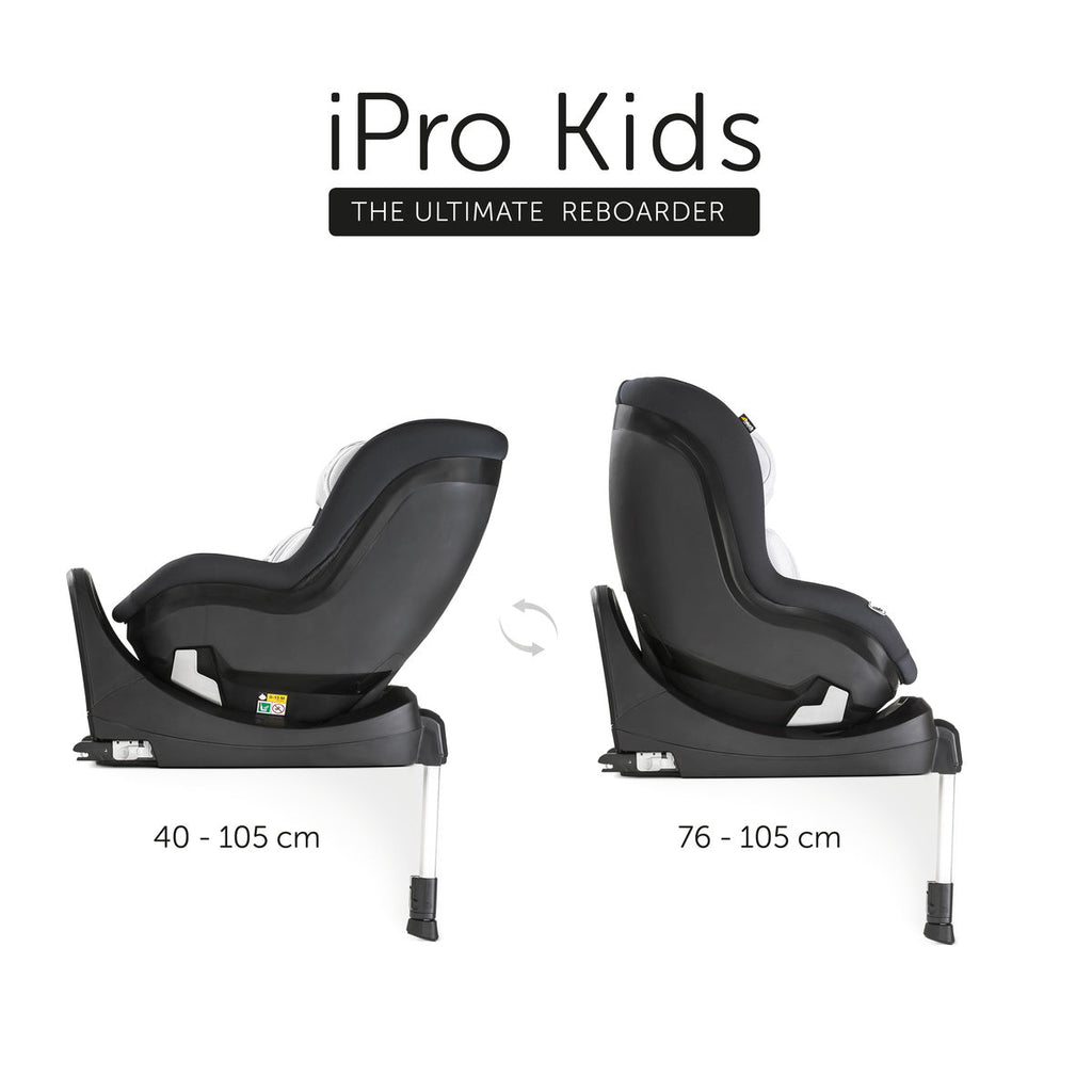 Hauck iPro Kids Car Seat Lunar Age  Newborn upto 5 Years (Body Size from 40 cm till 105 cm)