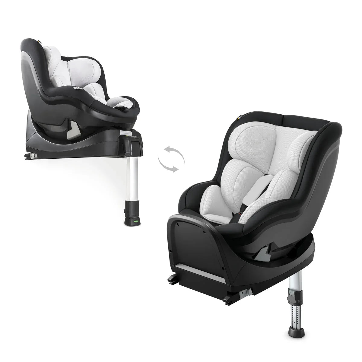 Hauck iPro Kids Car Seat Lunar Age  Newborn upto 5 Years (Body Size from 40 cm till 105 cm)