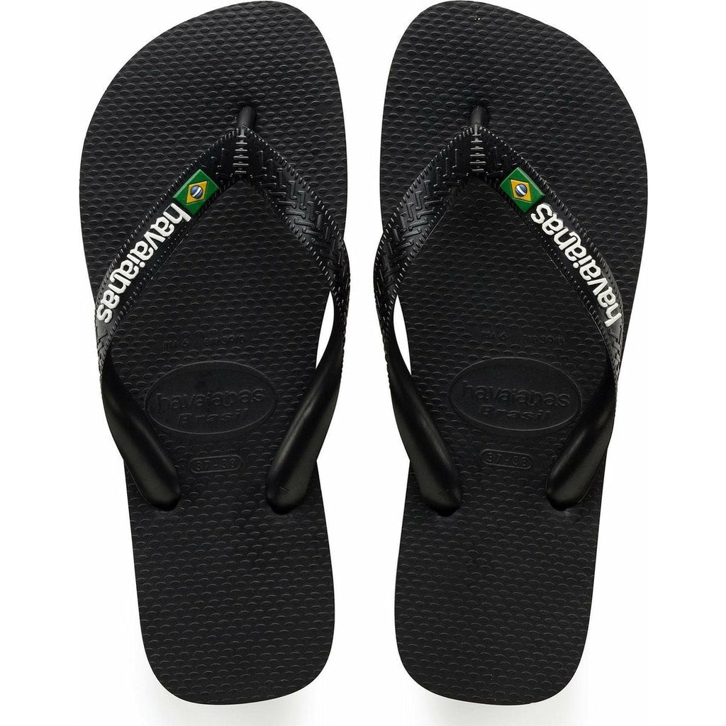 Havaianas Kids Brasil Logo Black Size 23/24