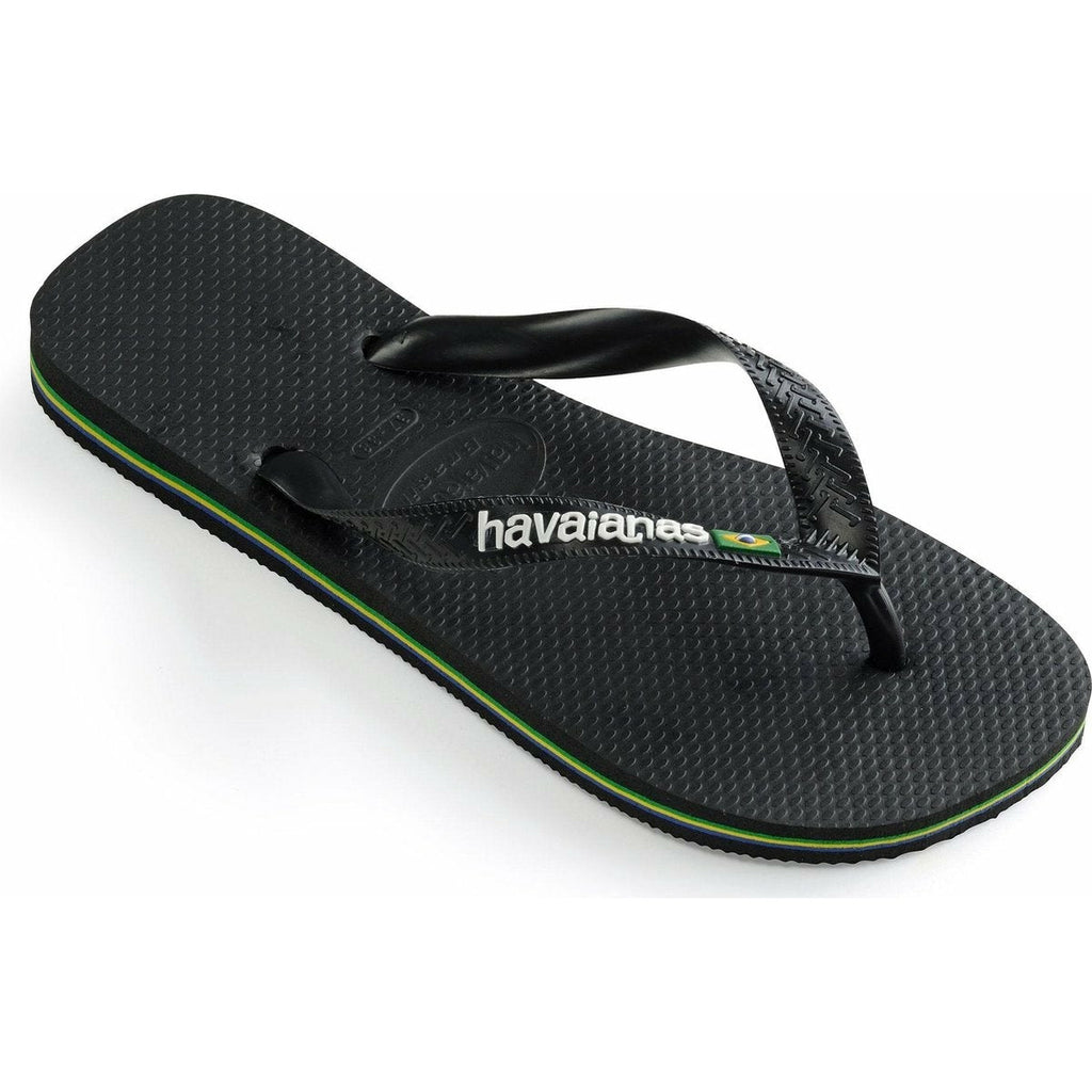 Havaianas Kids Brasil Logo Black Size 23/24