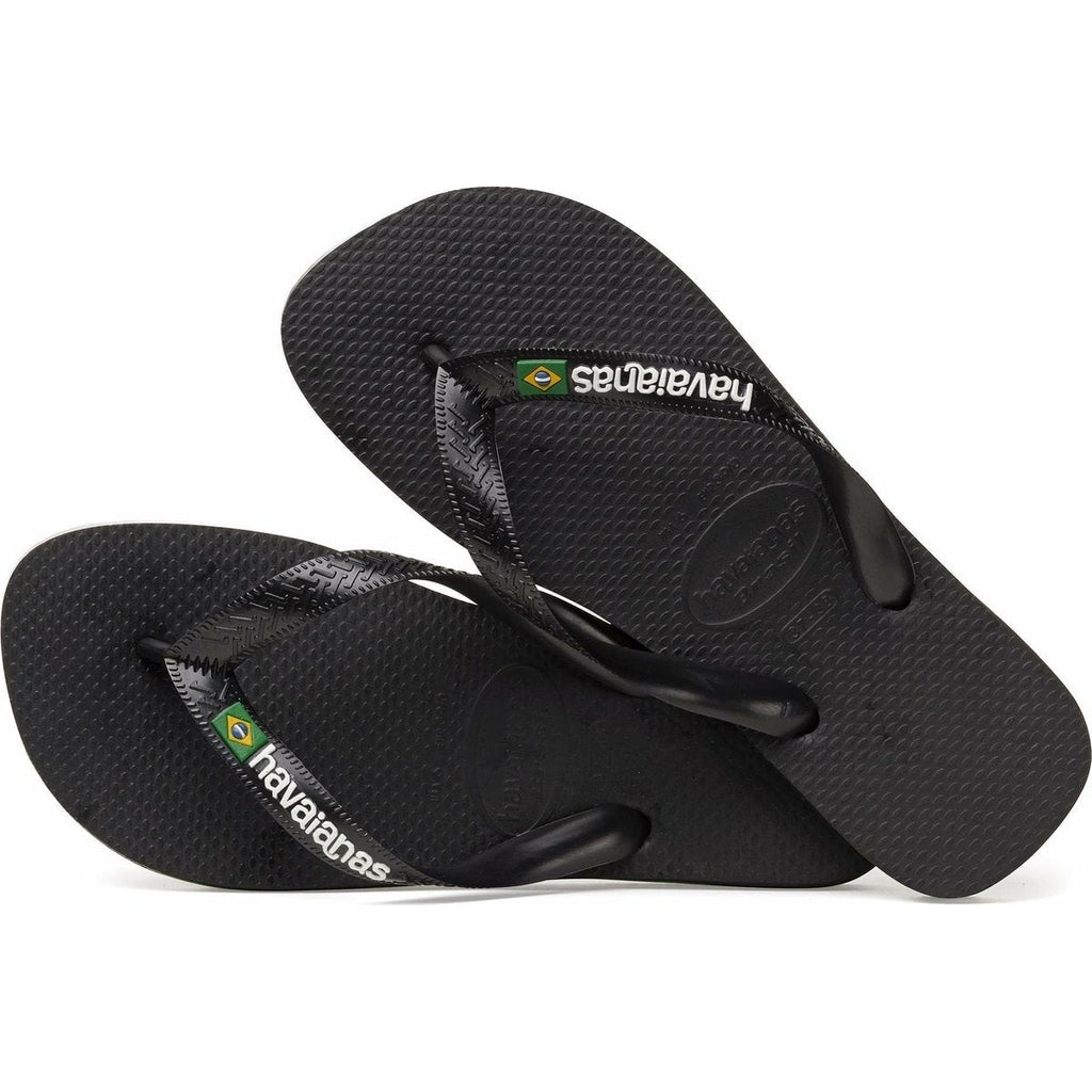 Havaianas Kids Brasil Logo Black Size 23/24