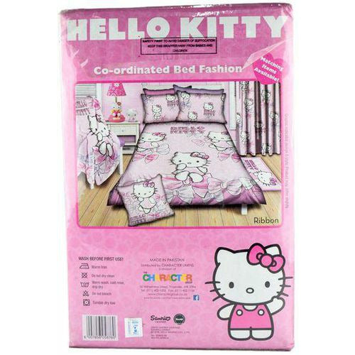 Hello Kitty Ribbon Double Duvet Cover Set