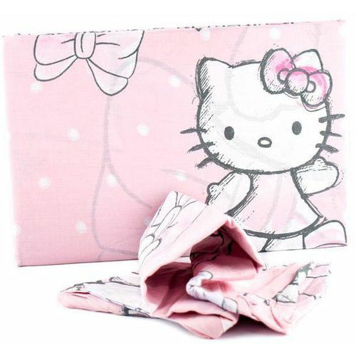 Hello Kitty Ribbon Single Duvet Cover Set