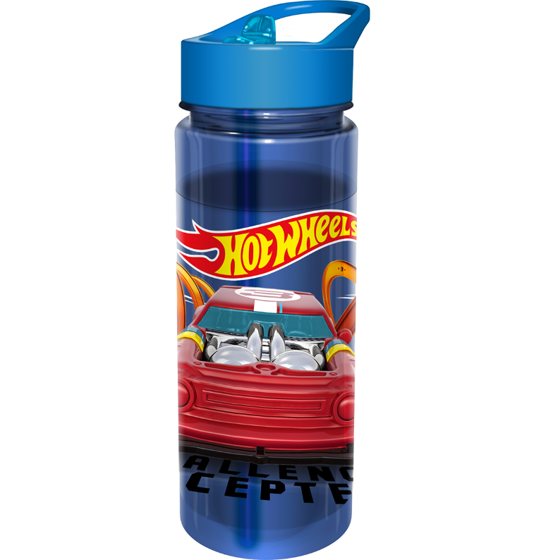 Hot Wheels - Tritan Water Bottle 650 Ml Age-5 Years & Above