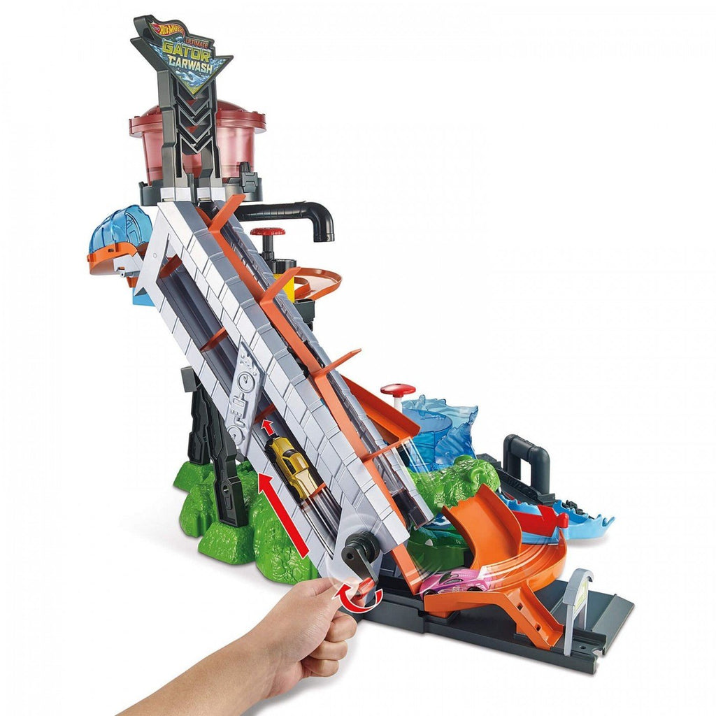 Hot Wheels City Gator Car Wash Playset Multicolor Age- 3 Years & Above