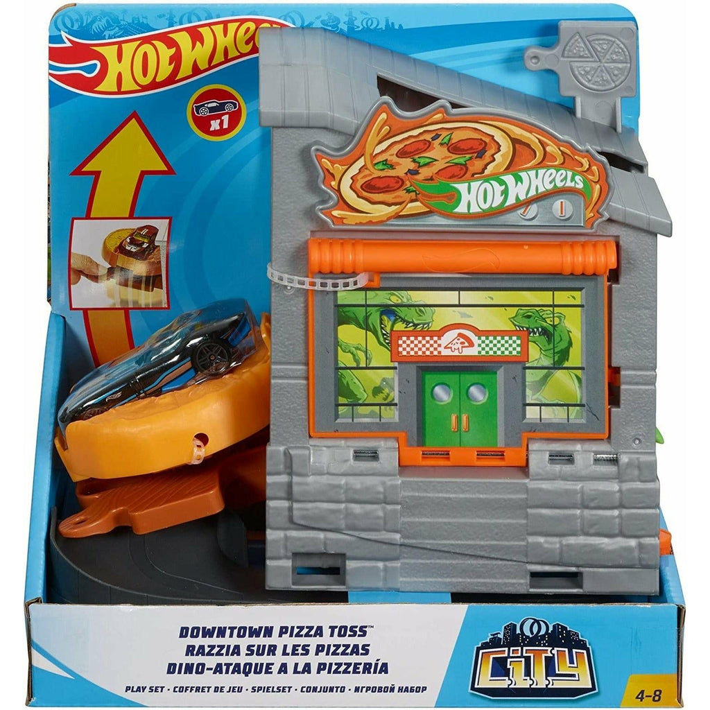 Hot Wheels City Downtown Pizza Toss 3Y+