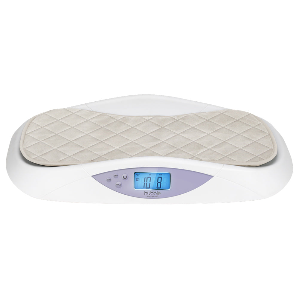 Hubble Grow Smart Baby Scale with Bluetooth White Age Newborn & Above