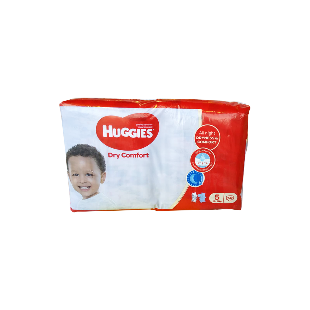 Huggies Diapers Size-5 56 Pieces 12-22kg