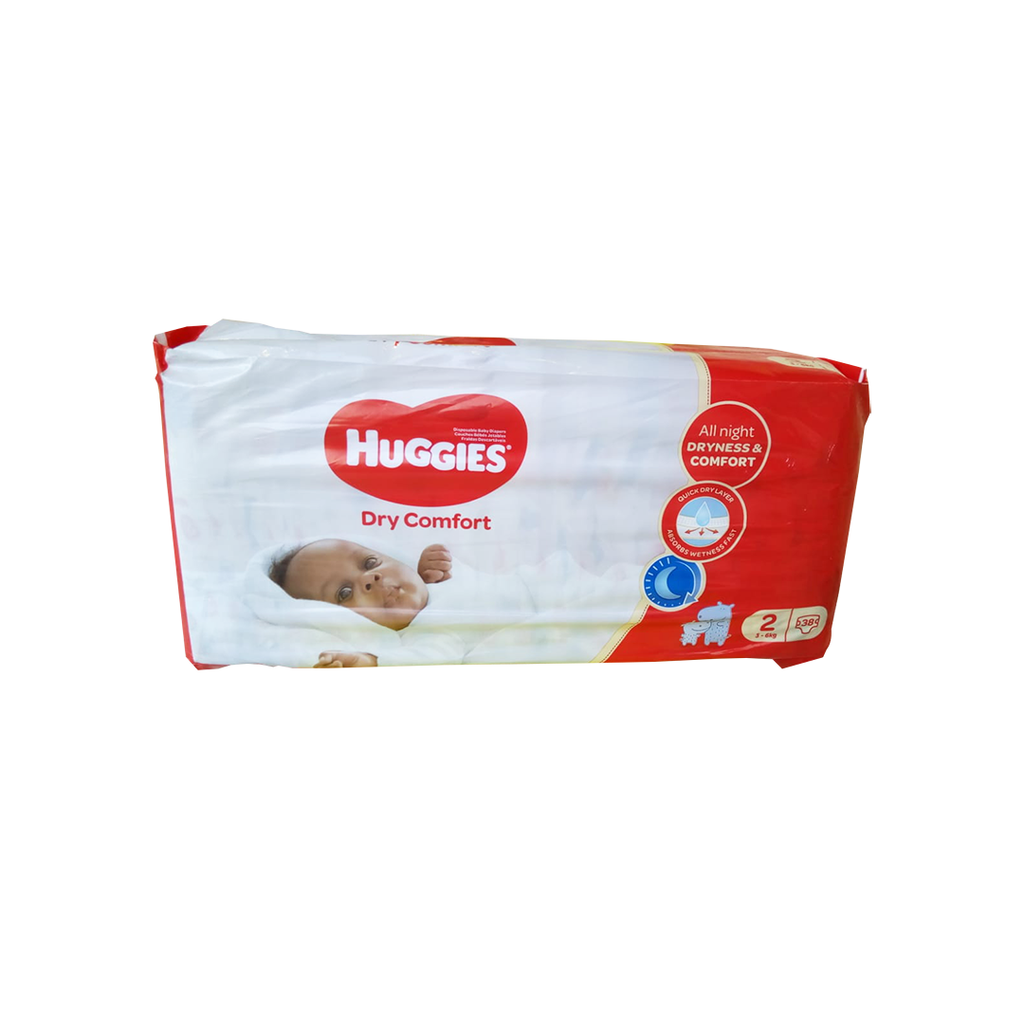 Huggies Dry Comfort Diapers Size 2 38 Pieces 3-6kg