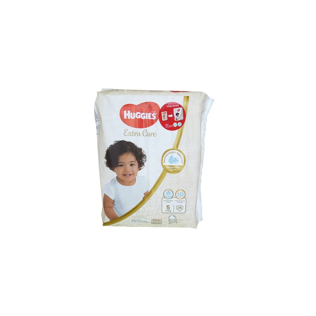 Huggies Extra Care (Gold) Size 5 12-22kg