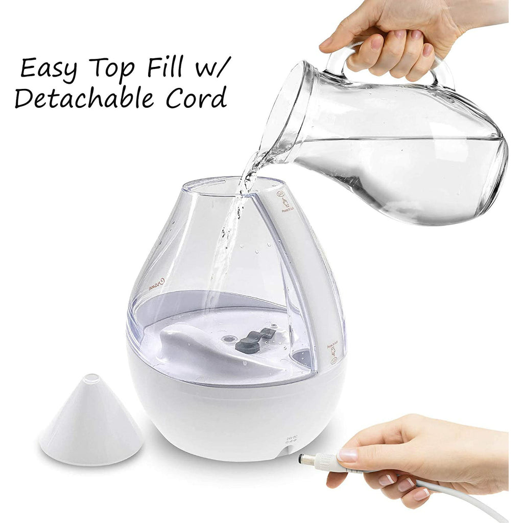 Crane Humidifier - Drop 2.0 Clear White Adult