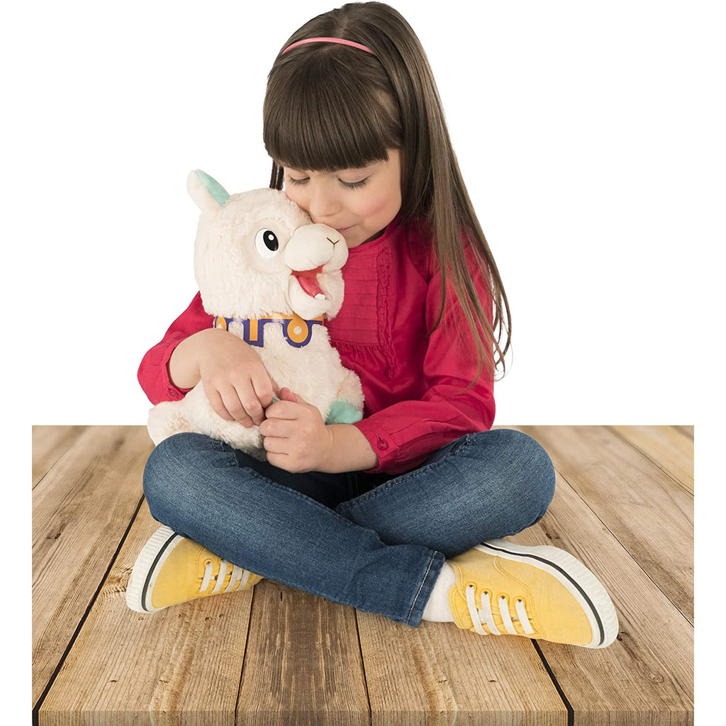IMC Toys Spitzy The Funny Llama Interactive Plush Toy  Multicolor Age- 18 Months & Above 