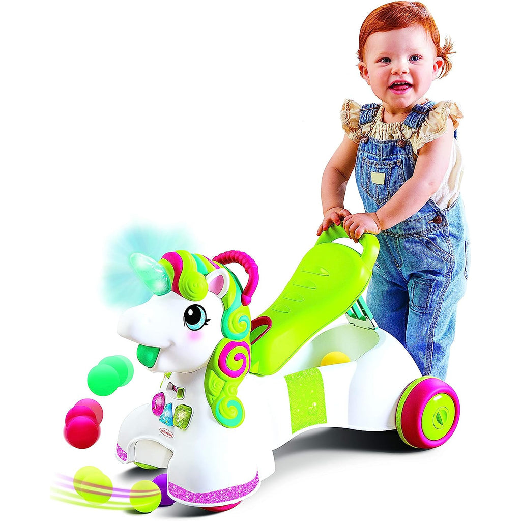 Infantino 3-in-1 Sit, Walk & Ride Unicorn Multicolor Age- 6 Months to 36 Months