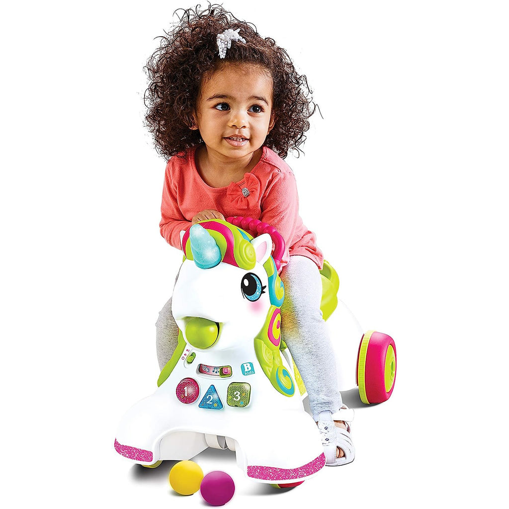 Infantino 3-in-1 Sit, Walk & Ride Unicorn Multicolor Age- 6 Months to 36 Months