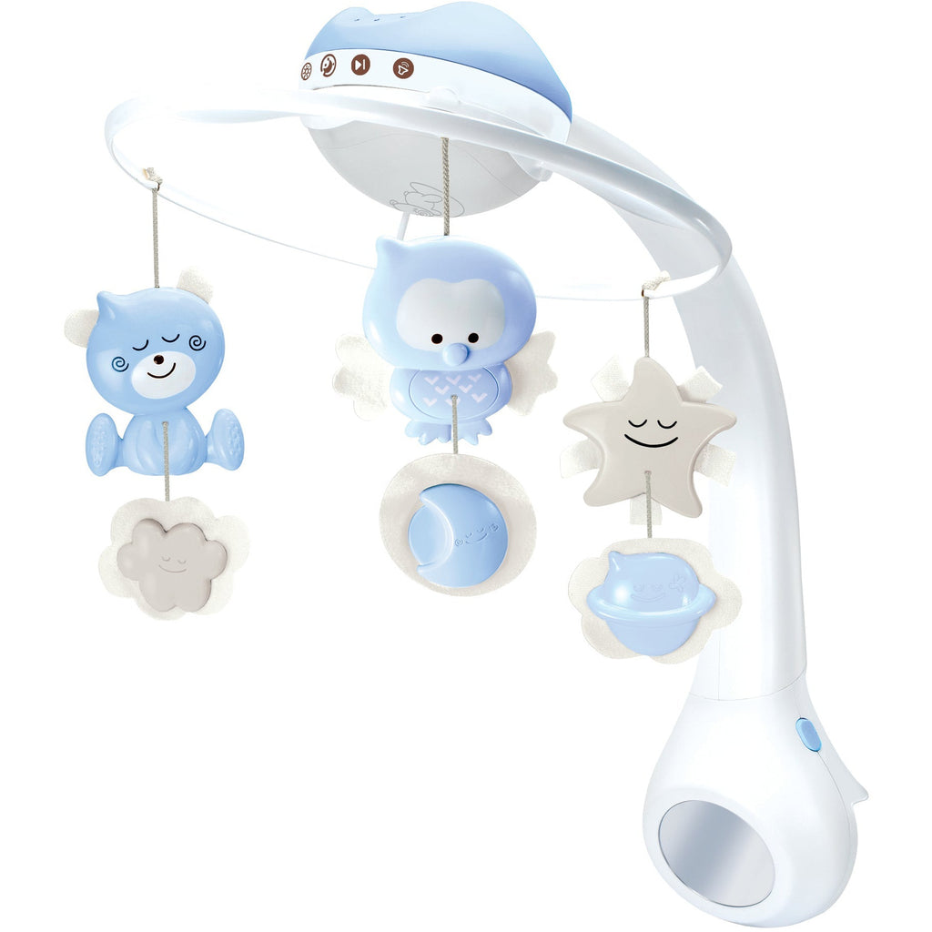 Infantino 3 In 1 Projector Musical Mobile  Carousel Blue Age- Newborn & Above
