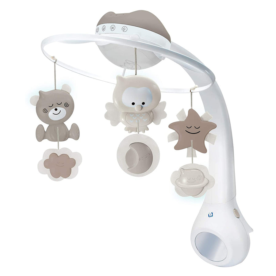 Infantino 3 In 1 Projector Musical Mobile Carousel Ecru Age- Newborn & Above