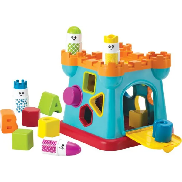 Infantino Activity Shape Sorting Castle Multicolor Age- 12 Months & Above