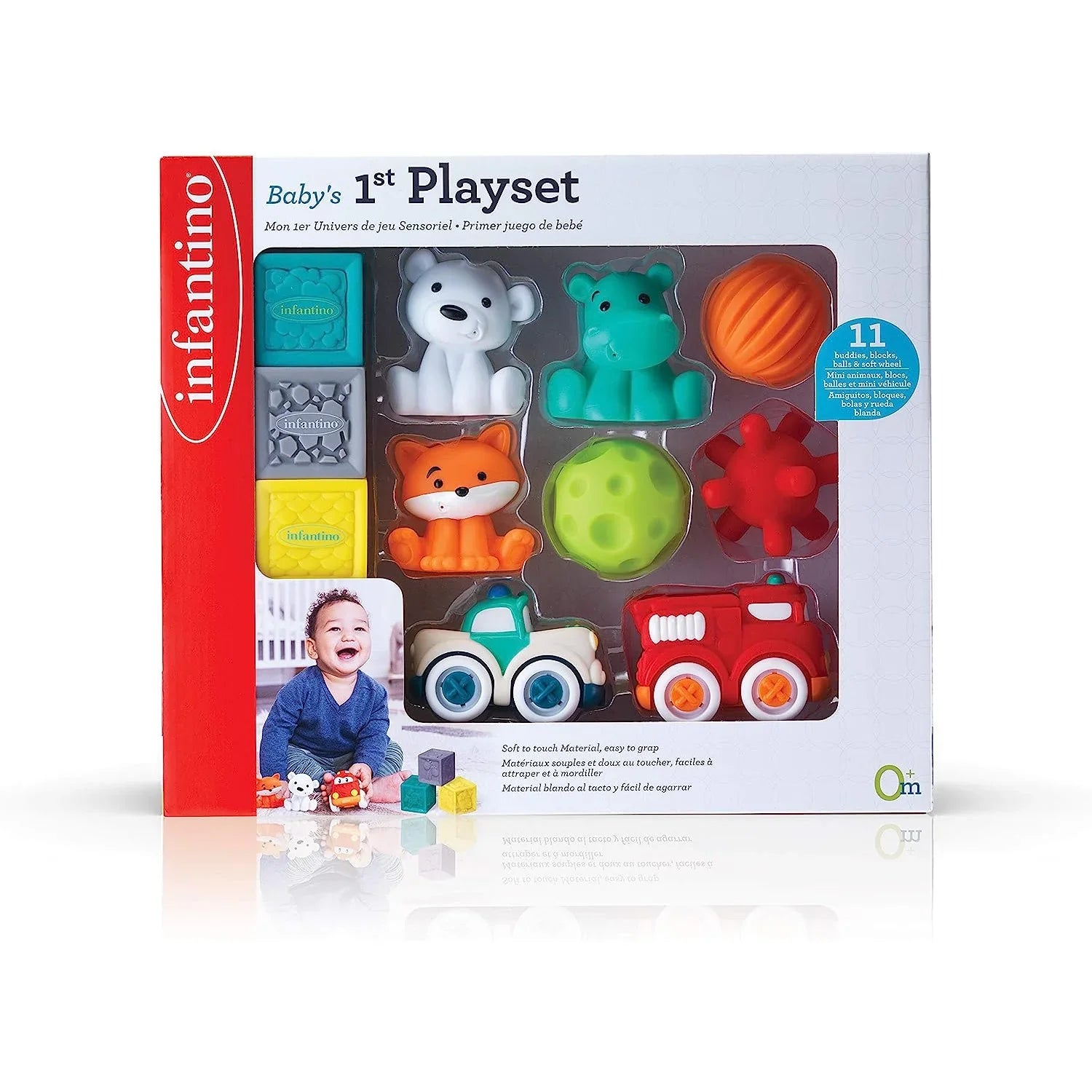 Infantino Baby's 1st Playset Multicolor Age- Newborn & Above