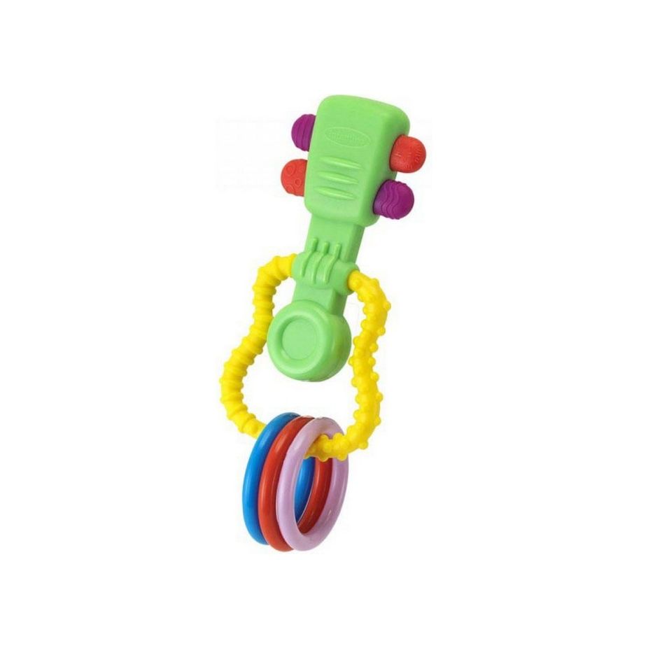 Infantino Baby’s Rock And Teether Guitar Multicolor Age- Newborn & Above
